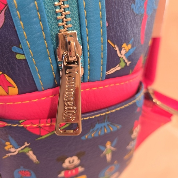 NWT 2024 Disney × Loungefly Mickey Minnie Figment 4 Parks Backpack